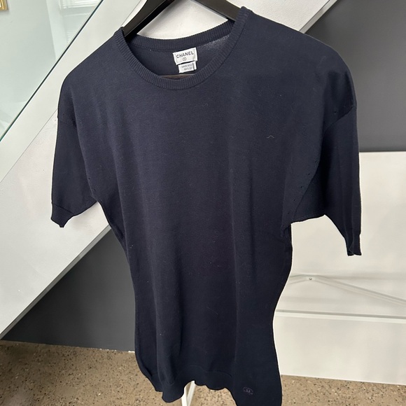 Chanel navy top - vintage - Picture 1 of 7